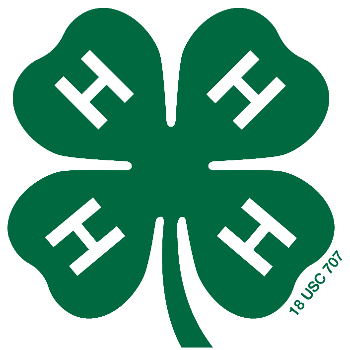 green 4-H clover